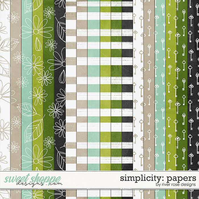 Simplicity: Papers by River Rose Designs Simplicity: Papers by River Rose Designs