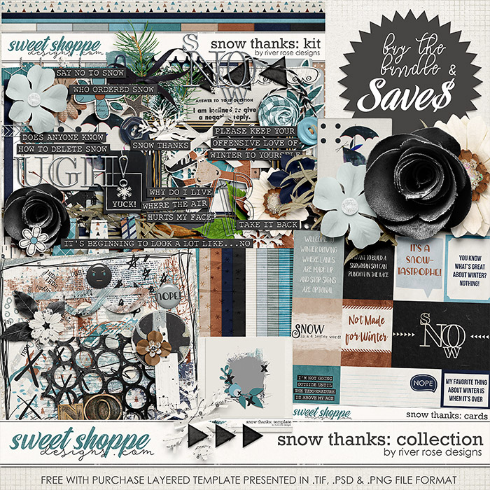 Snow Thanks: Collection + FWP by River Rose Designs
