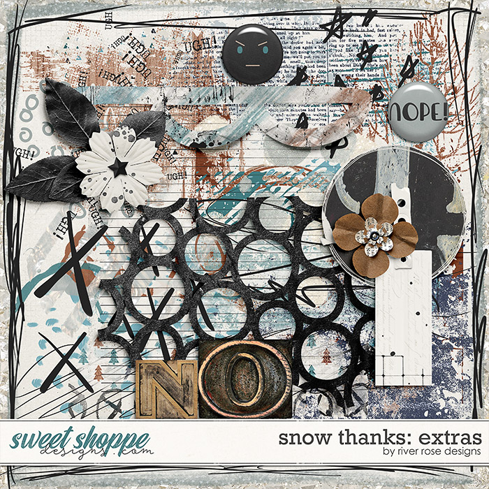 Snow Thanks: Extras by River Rose Designs