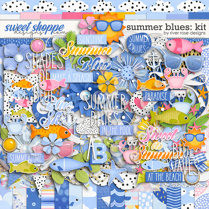Summer Blues: Kit by River Rose Designs