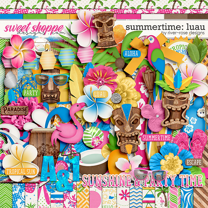 Summertime: Luau by River Rose Designs