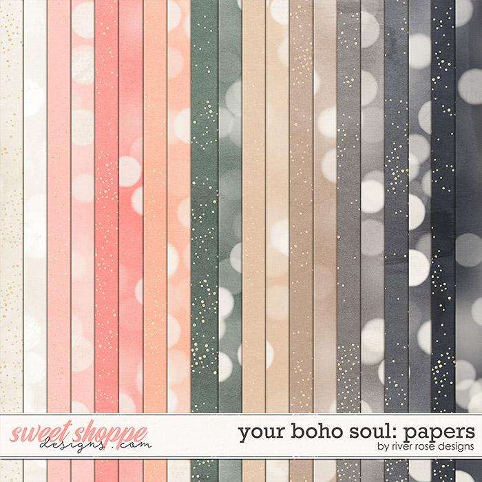 Your Boho Soul: Papers by River Rose Designs