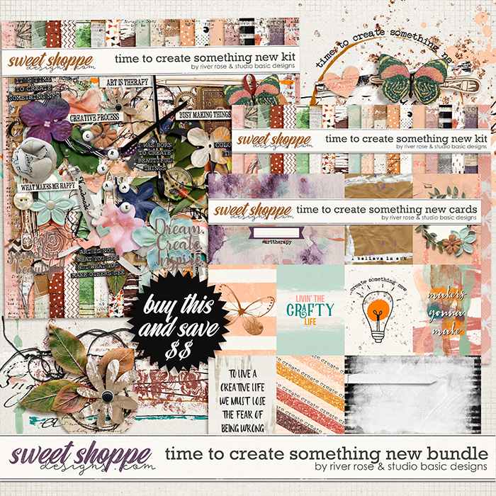 Time to Create Something New: Bundle by River Rose & Studio Basic Designs