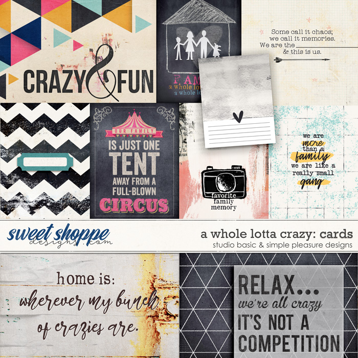 A Whole Lotta Crazy Cards by Simple Pleasure Designs and Studio Basic