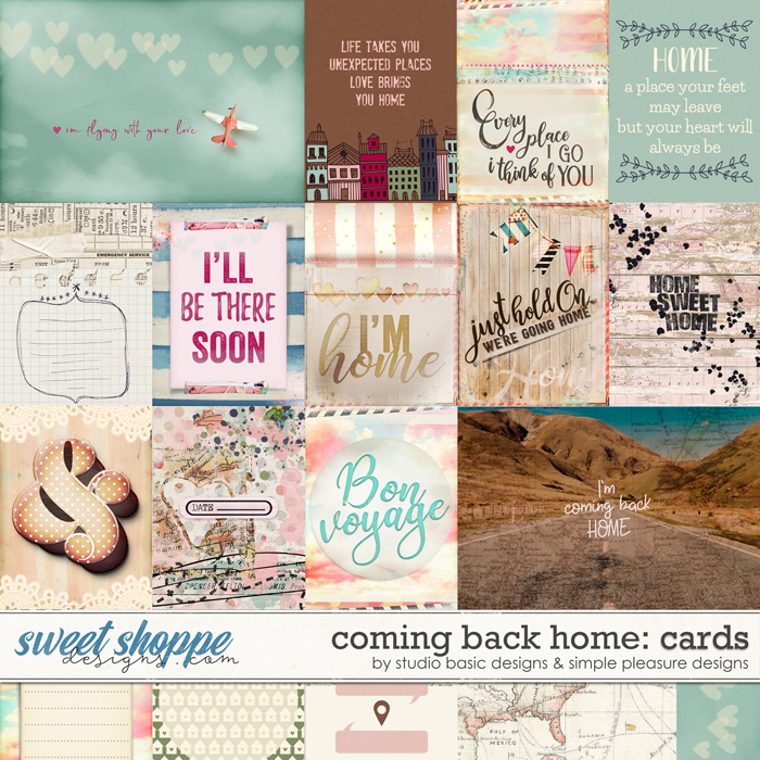 Coming Back Home Cards by Simple Pleasure Designs and Studio Basic