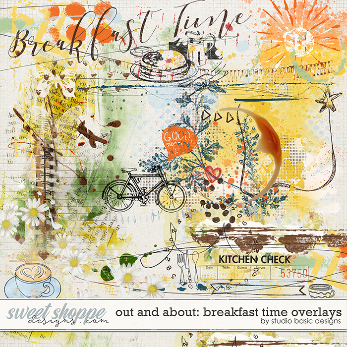 Out and About: Breakfast Time Overlays by Studio Basic Designs