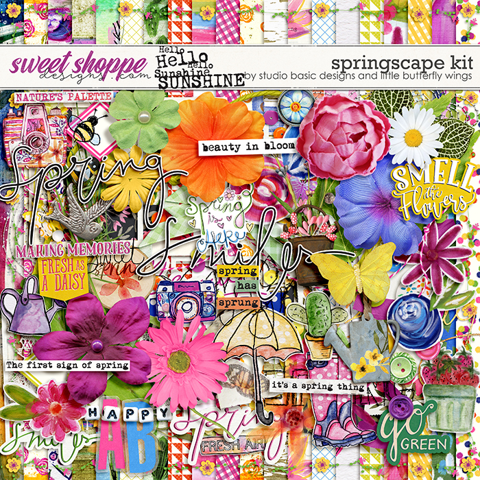 Springscape Kit by Studio Basic and Little Butterfly Wings