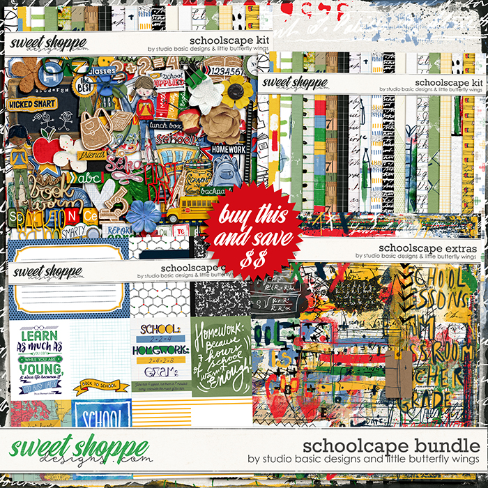 Schoolscape Bundle by Studio Basic and Little Butterfly Wings
