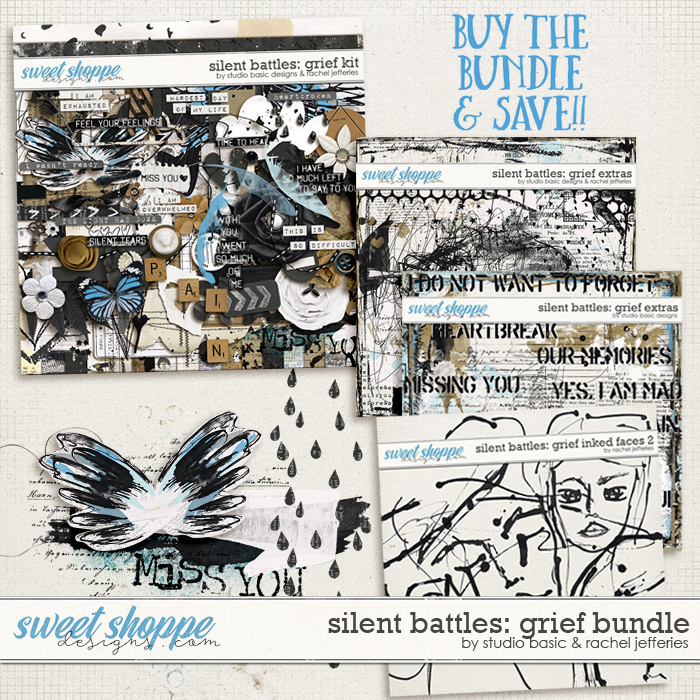 Silent Battles: Grief - Bundle by Studio Basic Designs & Rachel Jefferies