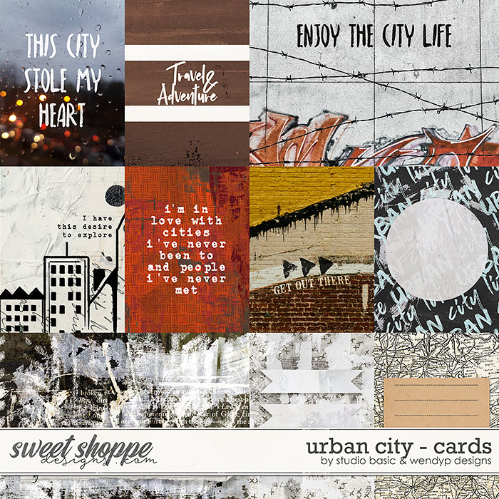 Urban City Cards by Studio Basic & WendyP Designs