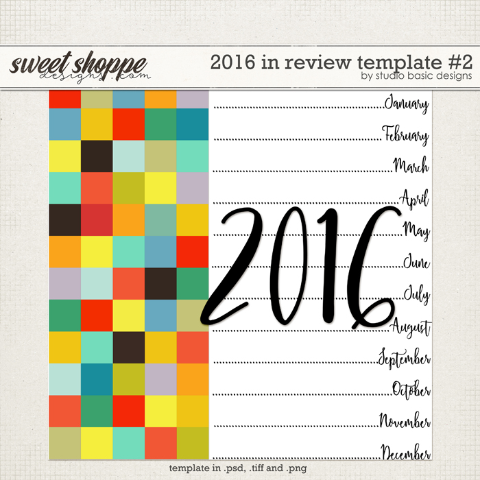 2016 In Review Template #2 by Studio Basic 2016 In Review Template #2 by Studio Basic