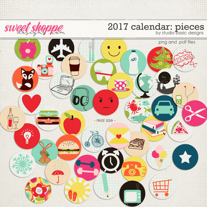 2017 Calendar: Pieces by Studio Basic 2017 Calendar: Pieces by Studio Basic