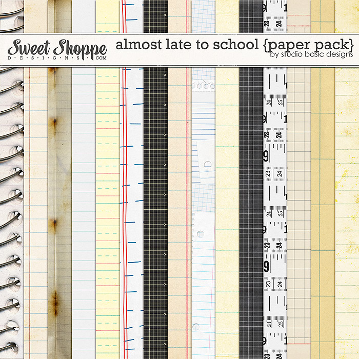 Almost Late To School {paper pack} by Studio Basic Almost Late To School {paper pack} by Studio Basic