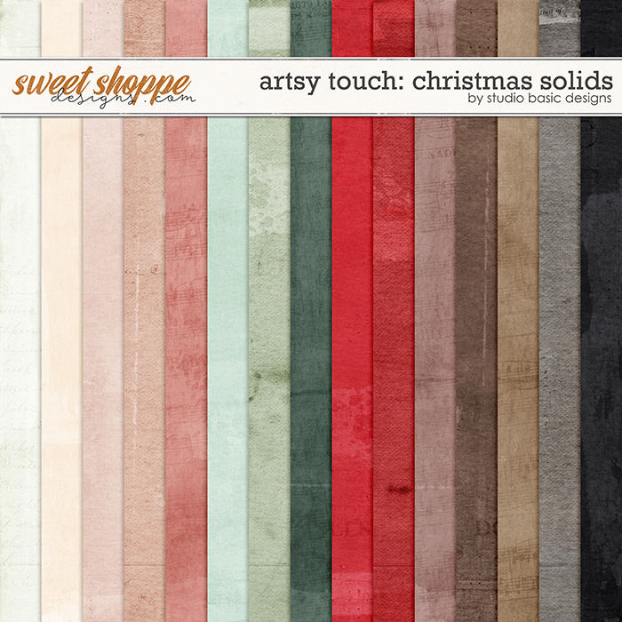 Artsy Touch: Christmas Solids by Studio Basic