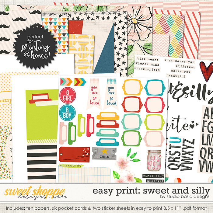 Easy Print: Sweet And Silly by Studio Basic Easy Print: Sweet And Silly by Studio Basic