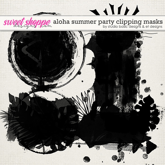 Aloha Summer Party Clipping Masks by Studio Basic and et designs Aloha Summer Party Clipping Masks by Studio Basic and et designs
