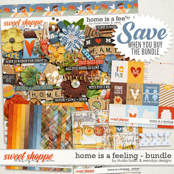 Home Is A Feeling Bundle by Studio Basic and WendyP Designs