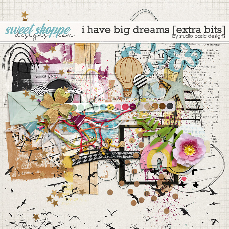 I Have Big Dreams Extra Bits by Studio Basic