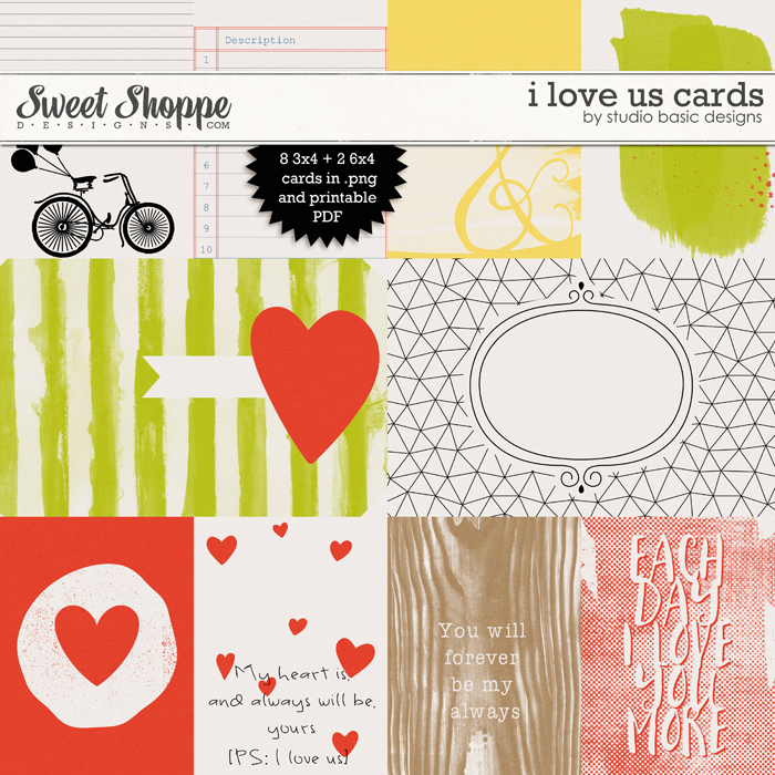 I Love Us Cards by Studio Basic I Love Us Cards by Studio Basic
