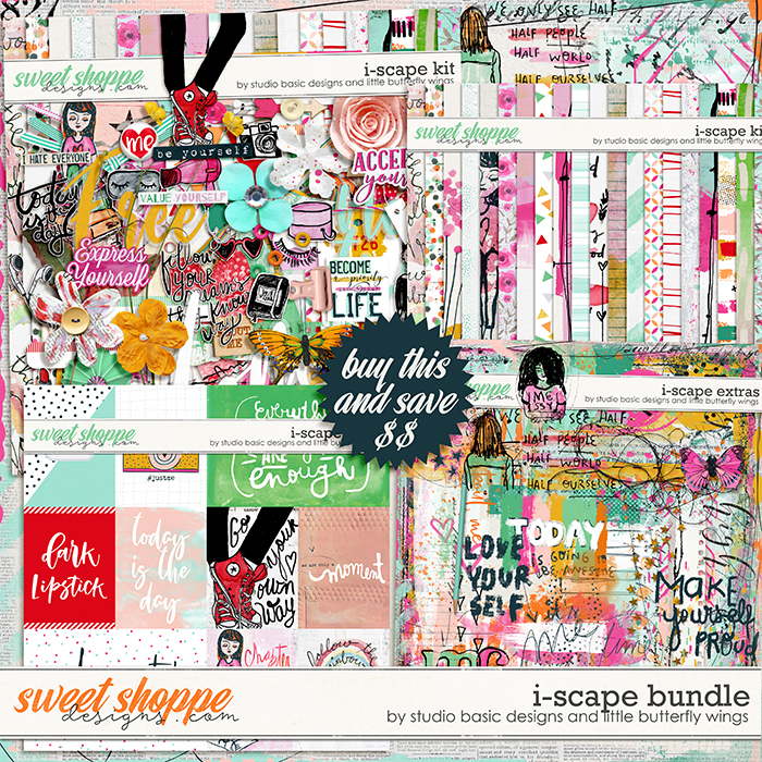 i-scape Bundle by Studio Basic and Little Butterfly Wings