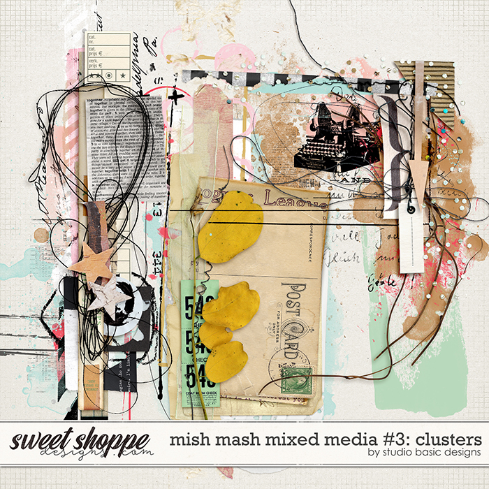 Mish Mash Mixed Media #3 Clusters by Studio Basic