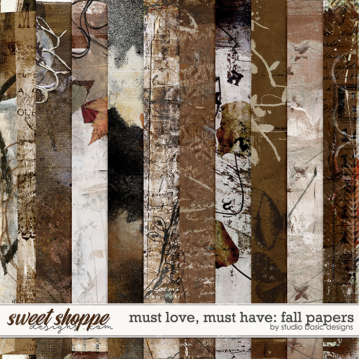 Must Love, Must Have: Fall Papers by Studio Basic