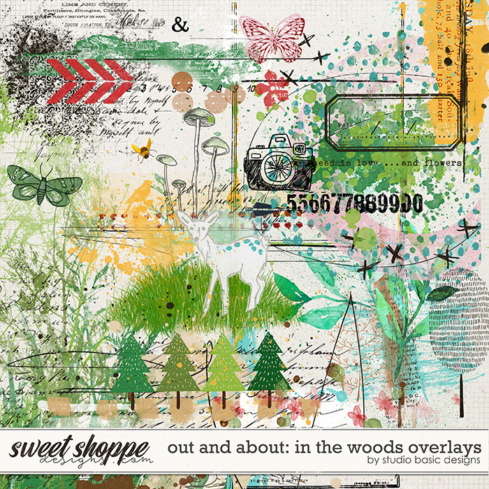 Out and About: In the Woods Overlays and Studio Basic Designs