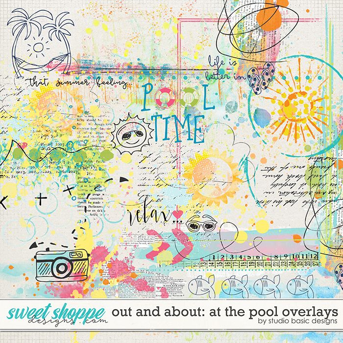 Out and About: At the Pool Overlays by Studio Basic