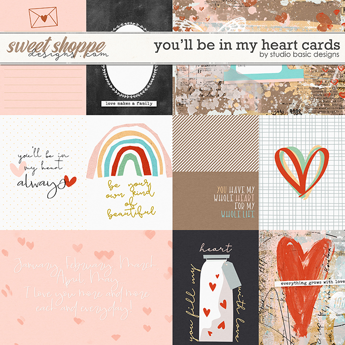 You'll Be In My Heart Cards by Studio Basic