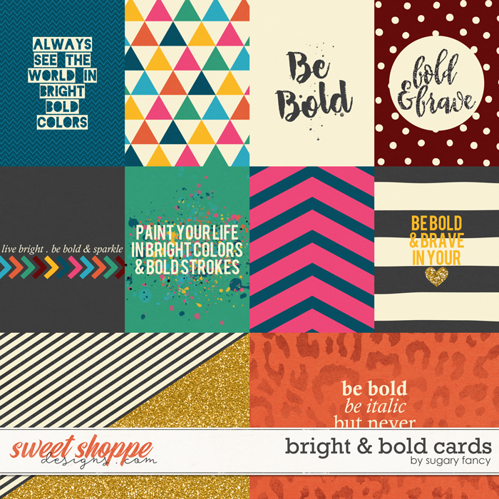 Bright & Bold Cards by Sugary Fancy Bright & Bold Cards by Sugary Fancy
