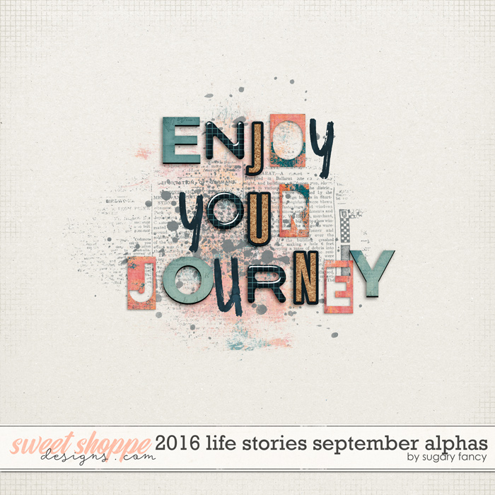 2016 Life Stories - September Alphabets by Sugary Fancy 2016 Life Stories - September Alphabets by Sugary Fancy