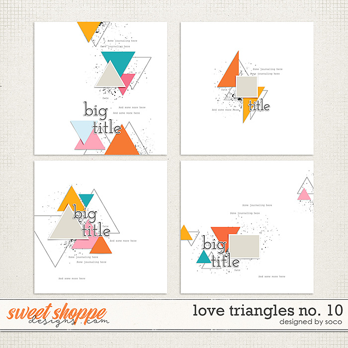Love Triangles No. 10 | Designed by Soco