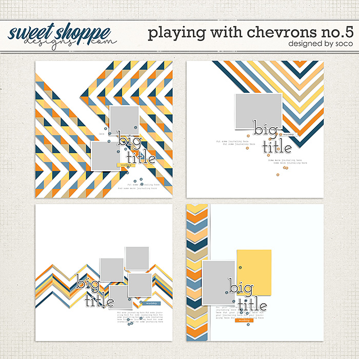 Playing With Chevrons No. 5 | Designed by Soco