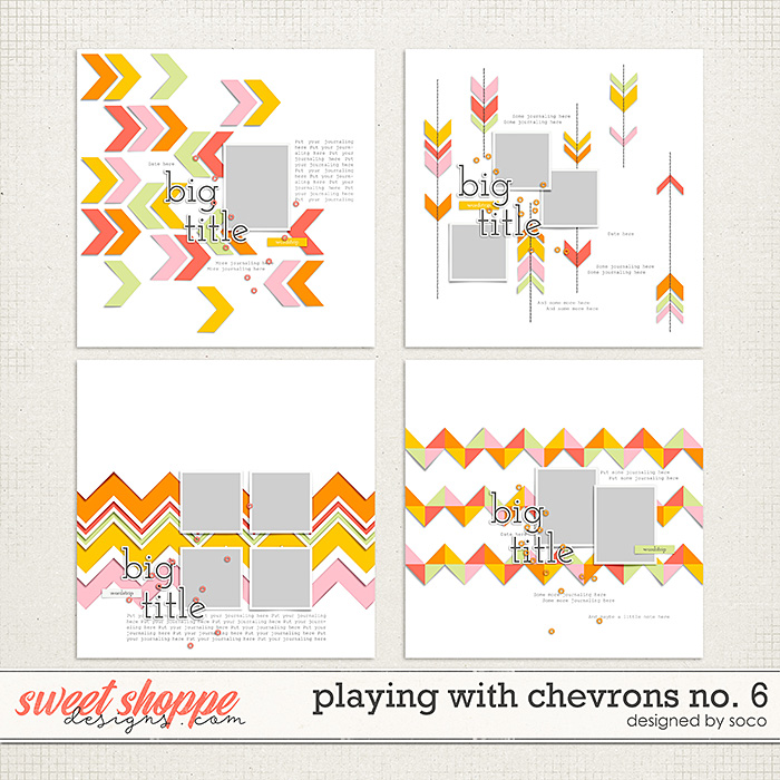 Playing With Chevrons No. 6 | Designed by Soco