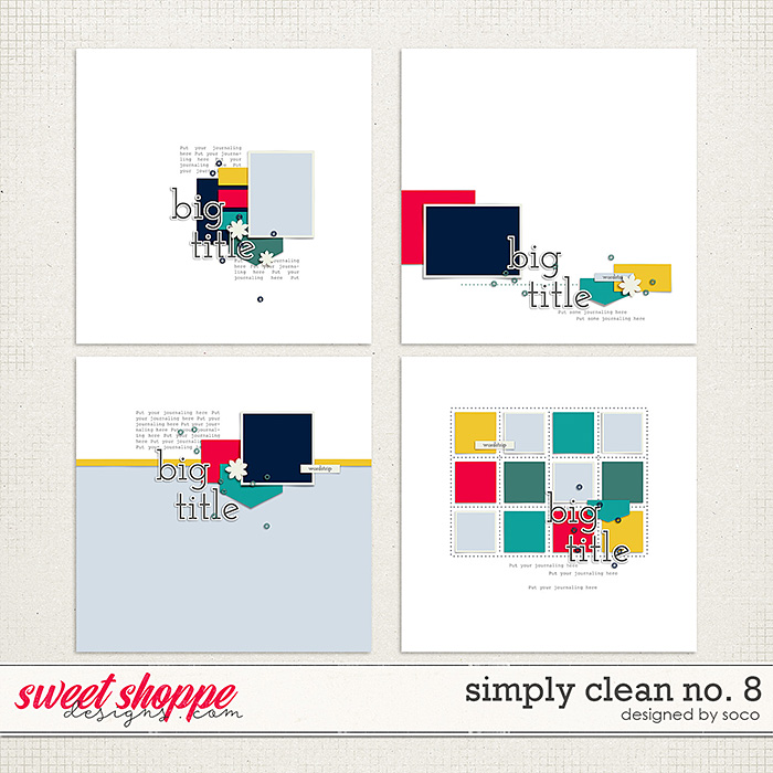 Simply Clean No. 8 | Designed by Soco