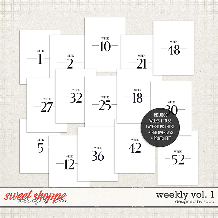 Weekly Vol. 1 | Designed by Soco