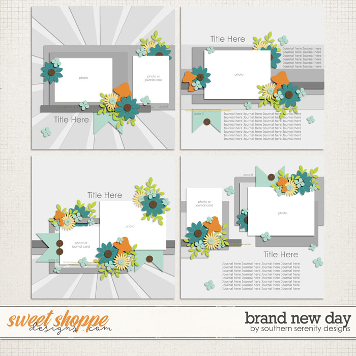 Brand New Day Layered Templates by Southern Serenity Designs