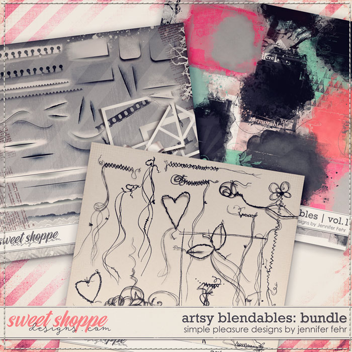 artsy blendables bundle: simple pleasure designs by jennifer fehr
