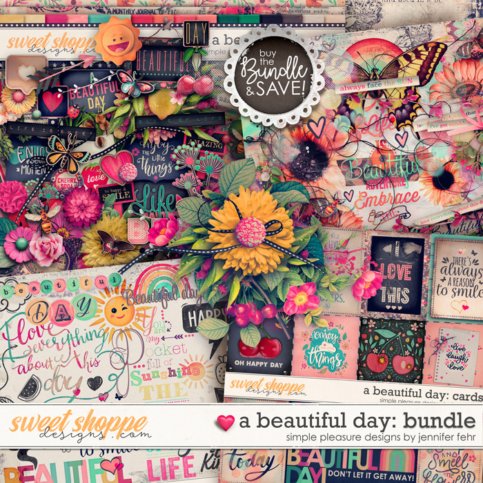 a beautiful day bundle: simple pleasure designs by jennifer fehr