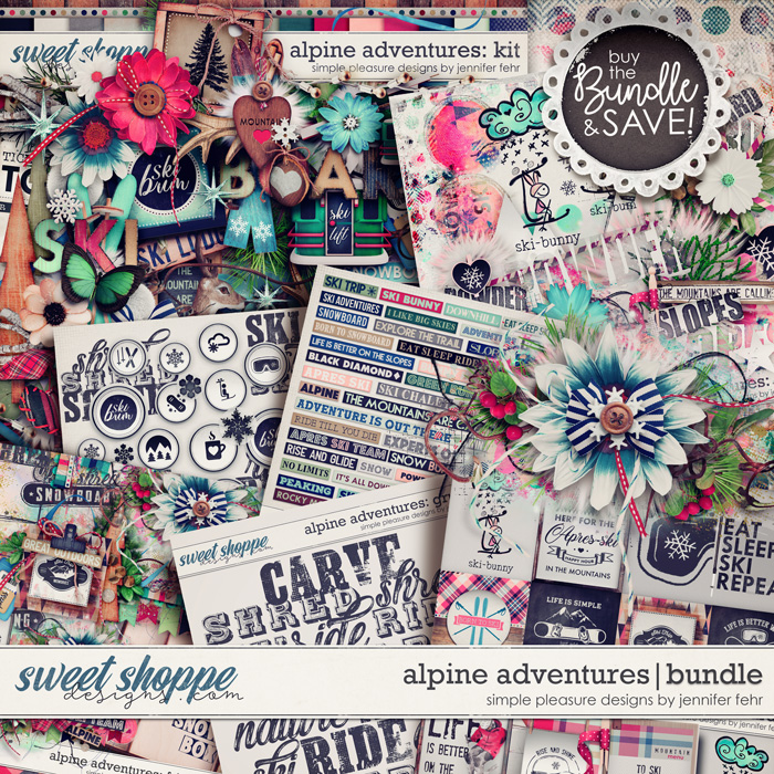 alpine adventures bundle: simple pleasure designs by jennifer fehr 