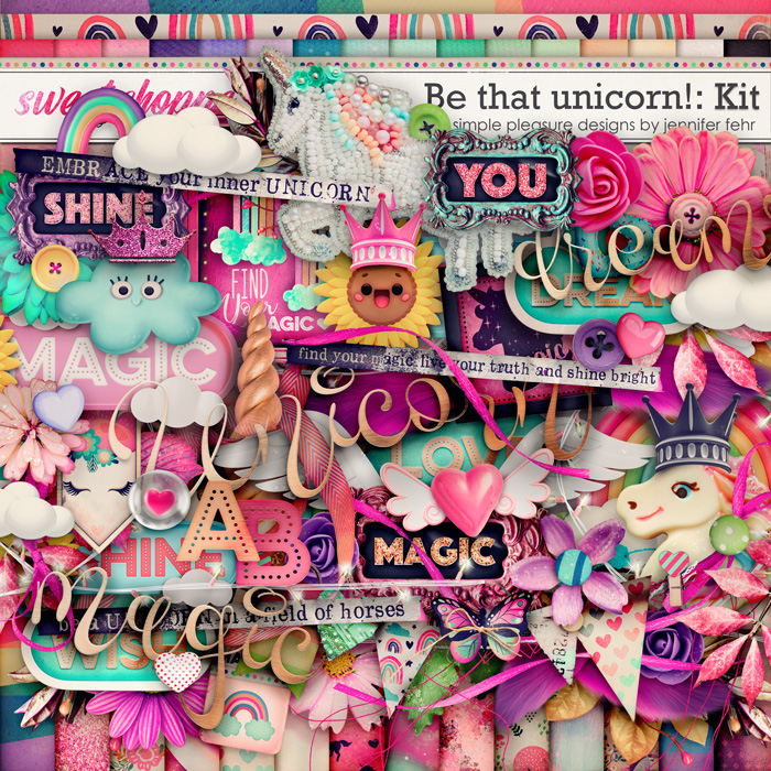 Be that unicorn! kit: simple pleasure designs by jennifer fehr