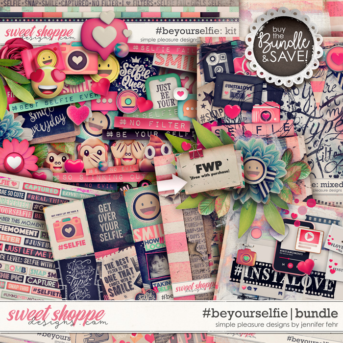 #beyourselfie bundle: simple pleasure designs by jennifer fehr 