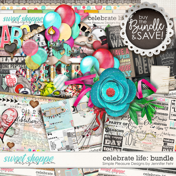 celebrate life bundle: simple pleasure designs by jennifer fehr
