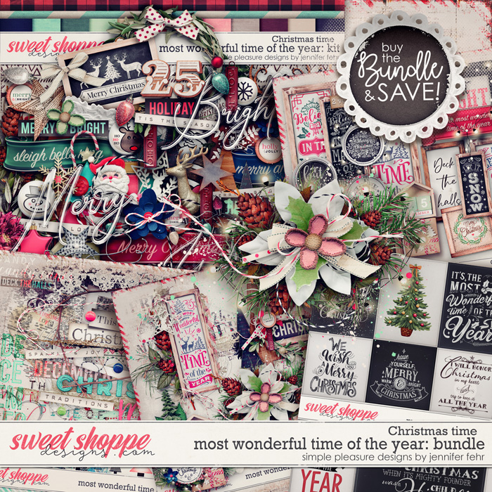 Christmas Time | most wonderful time of the year bundle: simple pleasure designs by jennifer fehr 