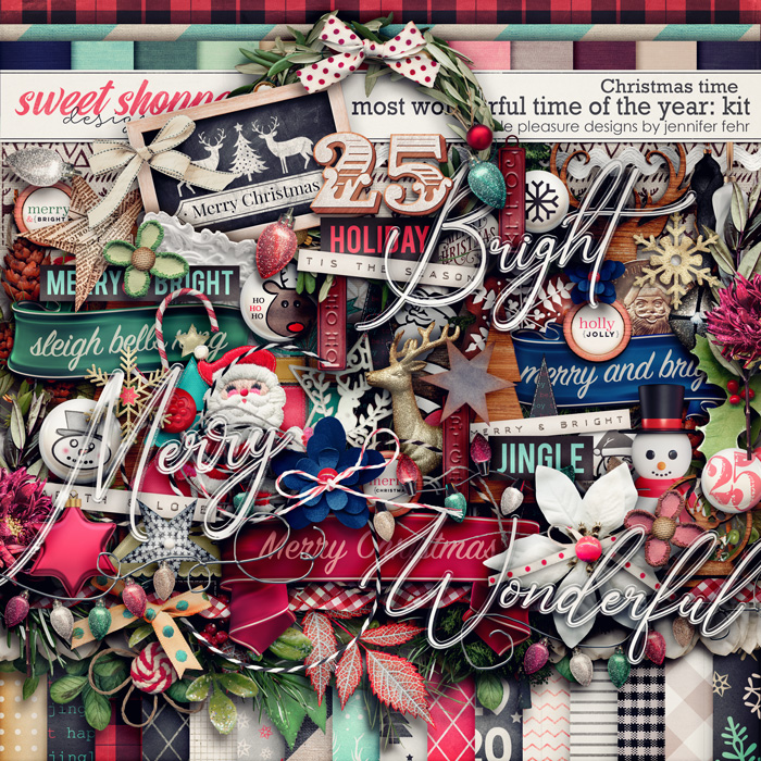 At Christmas Time | most wonderful time of the year kit: simple pleasure designs by jennifer fehr