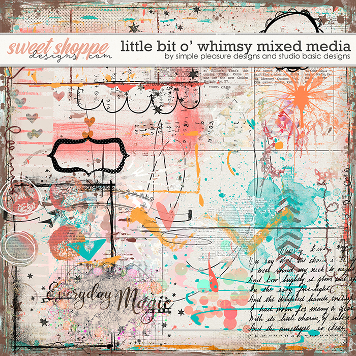 Little Bit O' Whimsy Mixed Media by Simple Pleasure Designs and Studio Basic