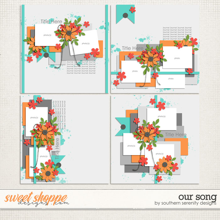 Our Song Layered Templates by Southern Serenity Designs