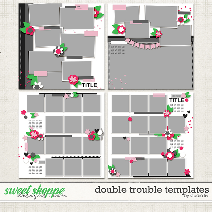 Double Trouble Templates by Studio Liv