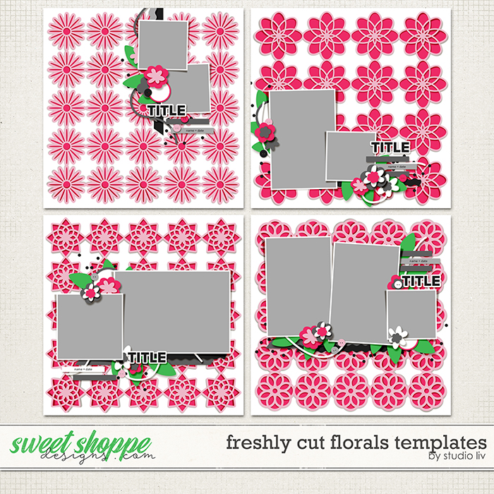 Freshly Cut Florals Templates by Studio Liv