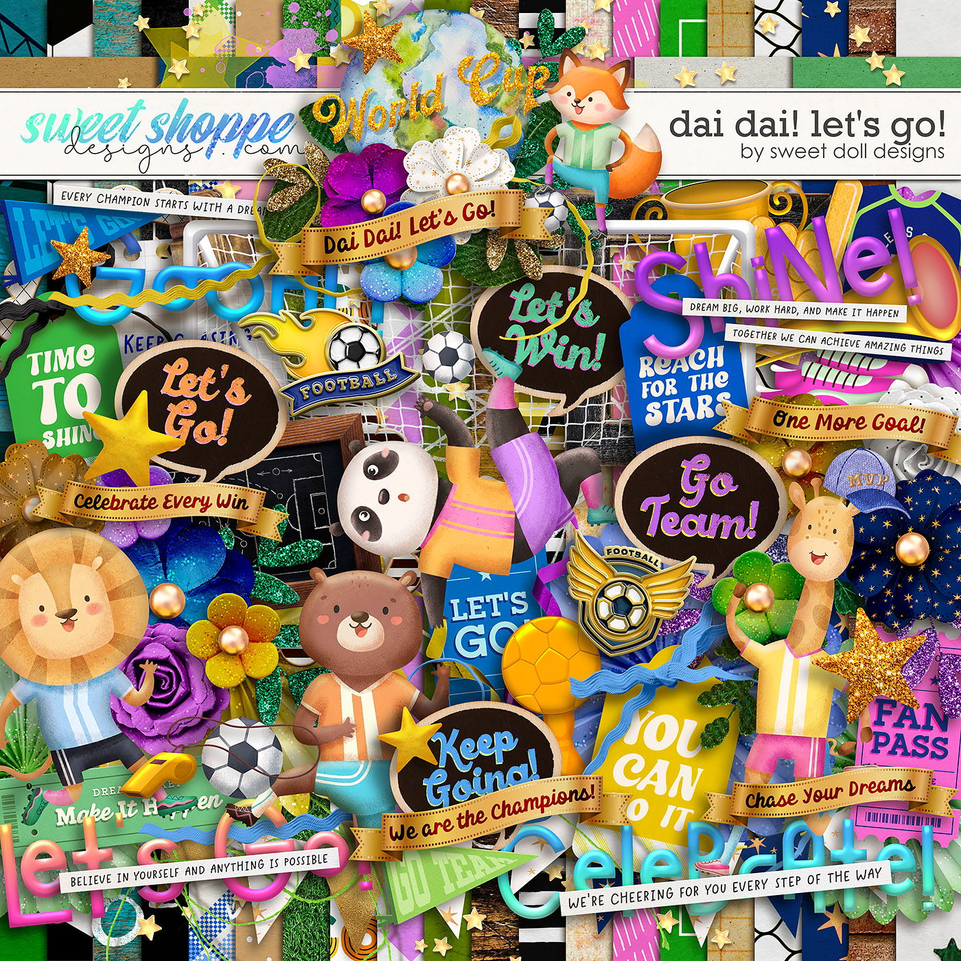 Dai Dai! Let's Go! {full kit} by Sweet Doll designs